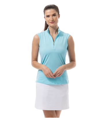 SanSoleil: Ladies UPF 50 Sunglow Sleeveless Mock - 900439 Toutes les collections ici