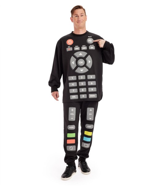 Men's TV Remote Costume livraison gratuite