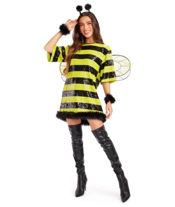 Sequined Bee Costume Dress chez Cornerstreet bien 