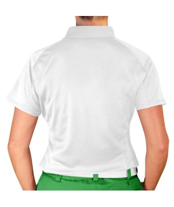 Golf Knickers: Ladies Argyle Paradise Golf Shirt - White/Lime/Red Toutes les collections ici