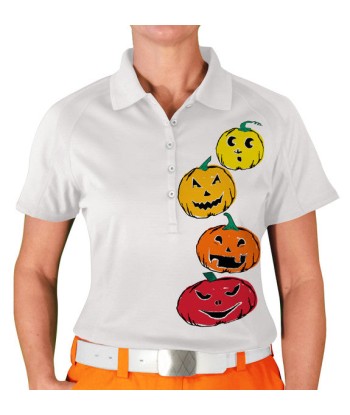 Golf Knickers: Womens Halloween Golf Shirt - Jack-O-Lanterns plus qu'un jeu 