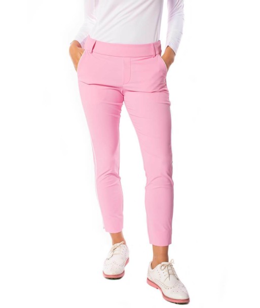 Golftini Women's Bubble Gum Pink Pull-On Stretch Ankle Pant (Size Medium) SALE pas chere