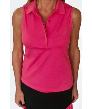 Golftini Women's Hot Pink Sleeveless Fabulous Polo (Size Large) SALE suggérées chez