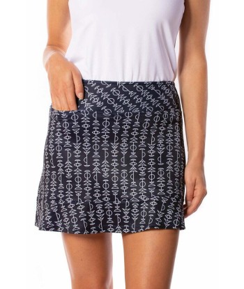 Golftini: Women's  16.5" Pull-On Ruffle Stretch Skort - Zodiac des créatures d'habitude