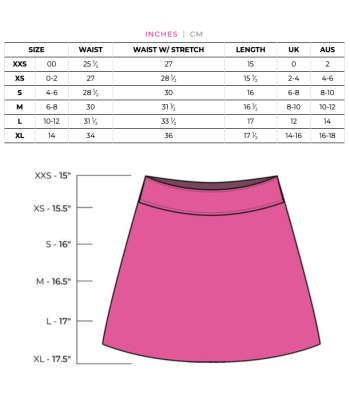 Golftini: Women's  16.5" Pull-On Ruffle Stretch Skort - Want It All la livraison gratuite