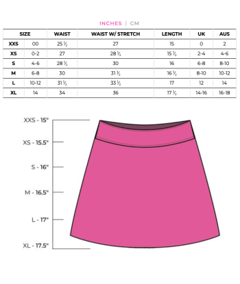 Golftini: Women's 16" Pull-On A-Line Stretch Skort - Eager Eyes (Shorter) solde