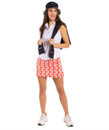 Golftini: Women's  16.5" Pull-On Stretch Skort - Sunrise-Sunset la chaussure