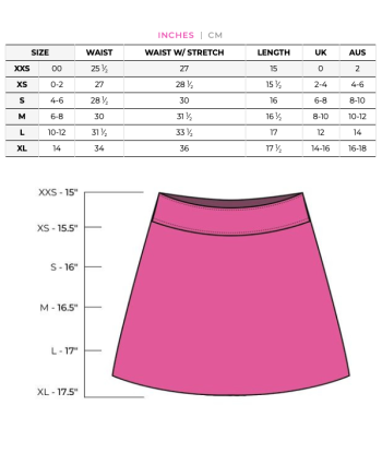 Golftini: Women's 16.5" Contour Stretch Skort - Alibi JUSQU'A -70%! 