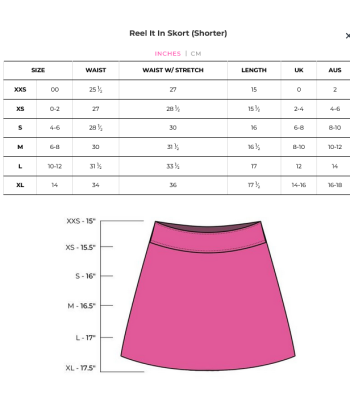 Golftini: Women's 16.5" Tech Pull-On Ruffle Skort - Reel It In (Shorter) chez Cornerstreet bien 