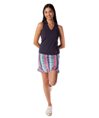 Golftini: Women's 17.5" Tech Pull-On Ruffle Skort - Reel It In (Longer) Les magasins à Paris