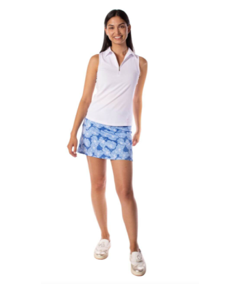 Golftini: Women's 17.5" Pull-On Stretch Skort - Blue Skies en ligne des produits 