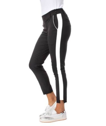 Golftini: Women's Black/White Pull-On Stretch Ankle Pant - Flirtini (Size: Small) SALE Comparez et commandez 