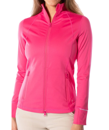 Golftini: Women's Double-Zip Sport Jacket - Hot Pink and White s'inspire de l'anatomie humaine