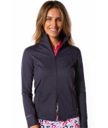 Golftini: Women's Double-Zip Sport Jacket - Navy and White Jusqu'à 80% De Réduction