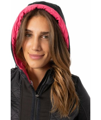 Golftini: Women's Hooded Windbreaker Jacket - Black du meilleur 