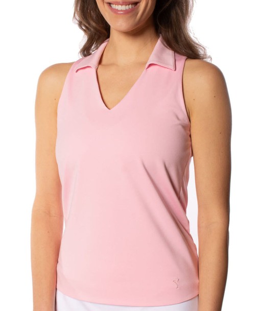 Golftini: Women's Lisa Sleeveless Sport Polo - Light Pink est présent 