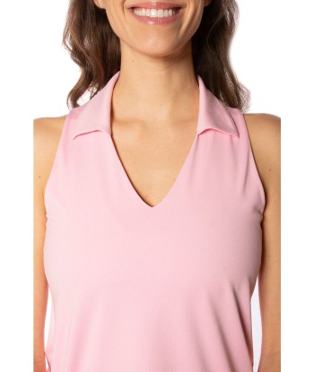 Golftini: Women's Lisa Sleeveless Sport Polo - Light Pink est présent 