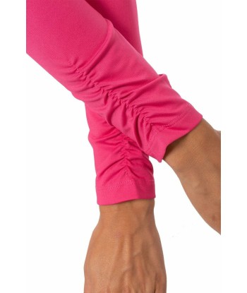 Golftini: Women's Long Sleeve Breathable Panel Zip Tech Polo - Hot Pink ouvre sa boutique