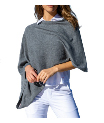 Golftini: Women's Cotton Cashmere Poncho (One Size) plus qu'un jeu 