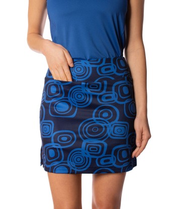 Golftini: Women's Pull-On Ruffle Stretch Skort - Eager Eyes (Longer) meilleur choix